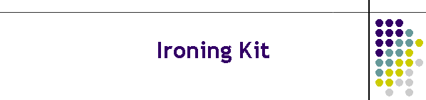 Ironing Kit